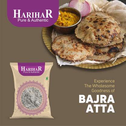 Fresh Gluten Free Bajra Atta | Pearl Millet Flour | 900 GM