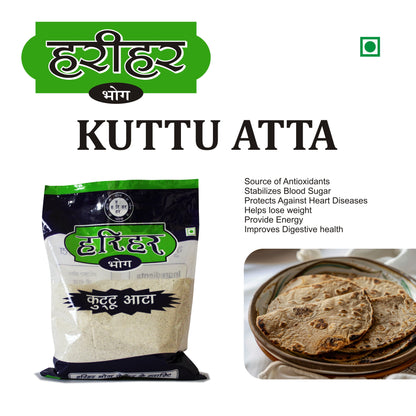 Fresh Gluten Free Kuttu Atta | Buckwheat Flour | 750 GM