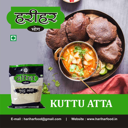 Fresh Gluten Free Kuttu Atta | Buckwheat Flour | 750 GM