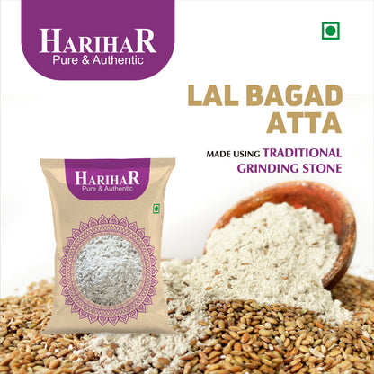 Fresh Gluten Free Lal Bagad Atta | 900 GM