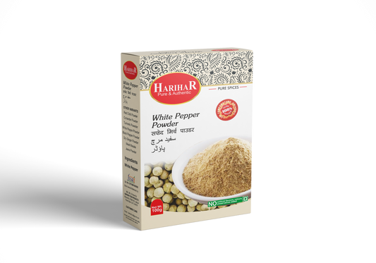 Harihar Fresh White Pepper Powder | Dakhni Mirch Powder | 100 gm